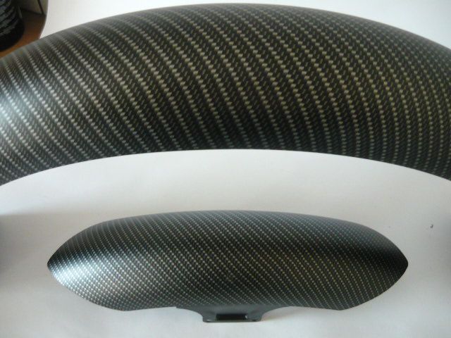 Simson Kotflügel (Vorne Kurz) in dunkler Carbonoptik in matt