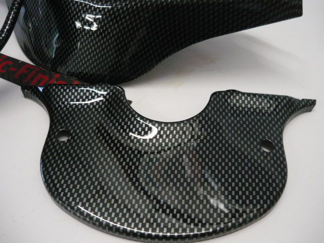 Simson Schwalbe Lampenring Lenkerabdeckung Lüfterabdeckung in Carbonabdeckung