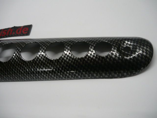 Simson Hitzeschutz in Carbonoptik