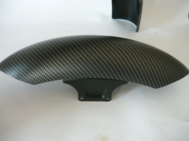 Simson Kotflügel (Vorne Kurz) in dunkler Carbonoptik in matt