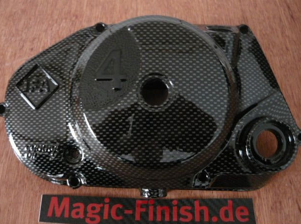 Simson Motorendeckel Kupplungsdeckel in Carbonoptik