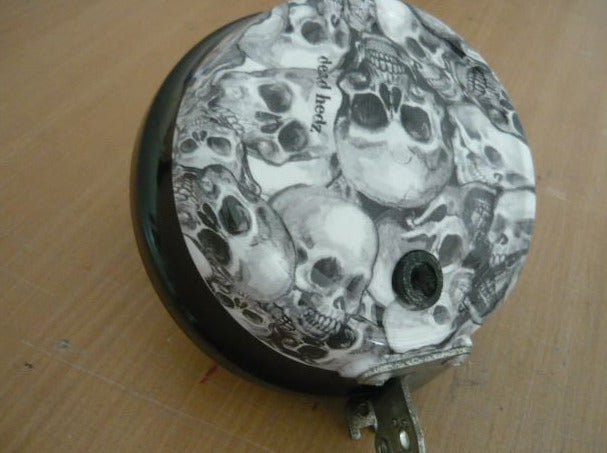Simson Lampenhüllen Kettenkasten im Set in Totenkopfoptik