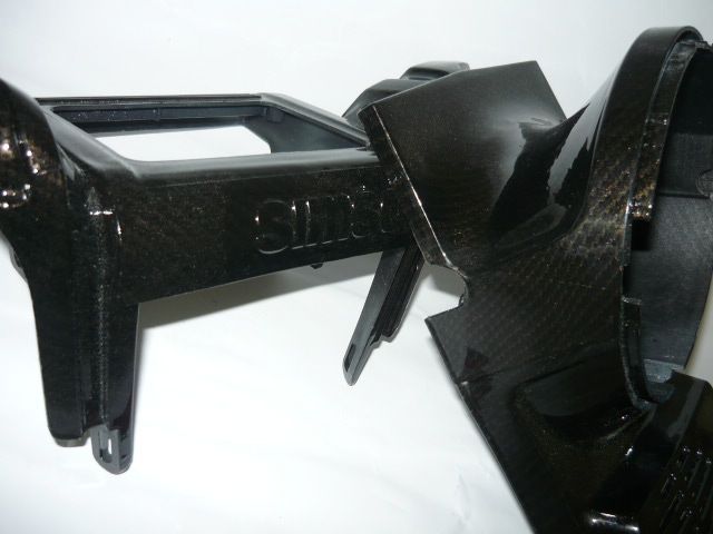Simson sr50 Lampenverkleidung Tachoblende in Gold Carbonoptik