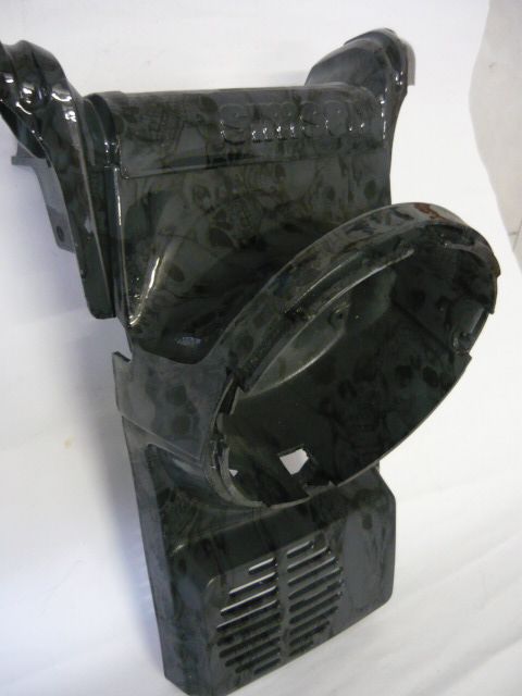 Simson sr50 Lampenverkleidung Tachoblende in Totenkopfoptik