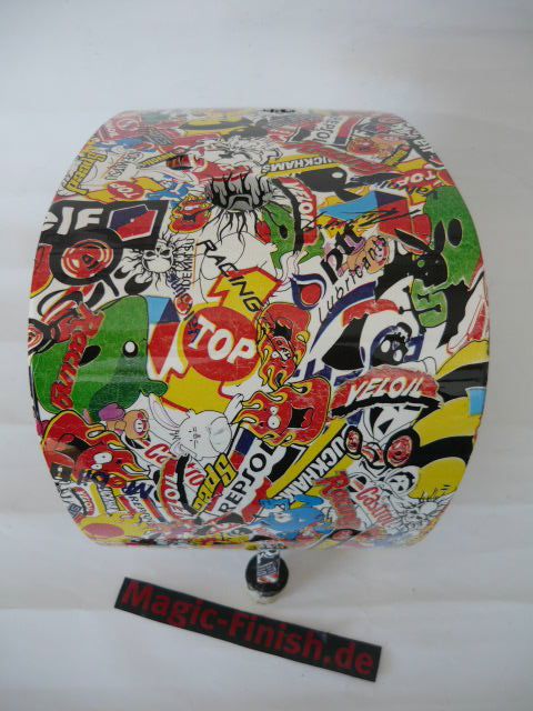 Simson Luftfilterkasten in Stickerbomboptik