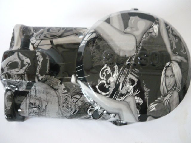 Simson Motorendeckel Kupplungsdeckel in PinUp Girls Optik