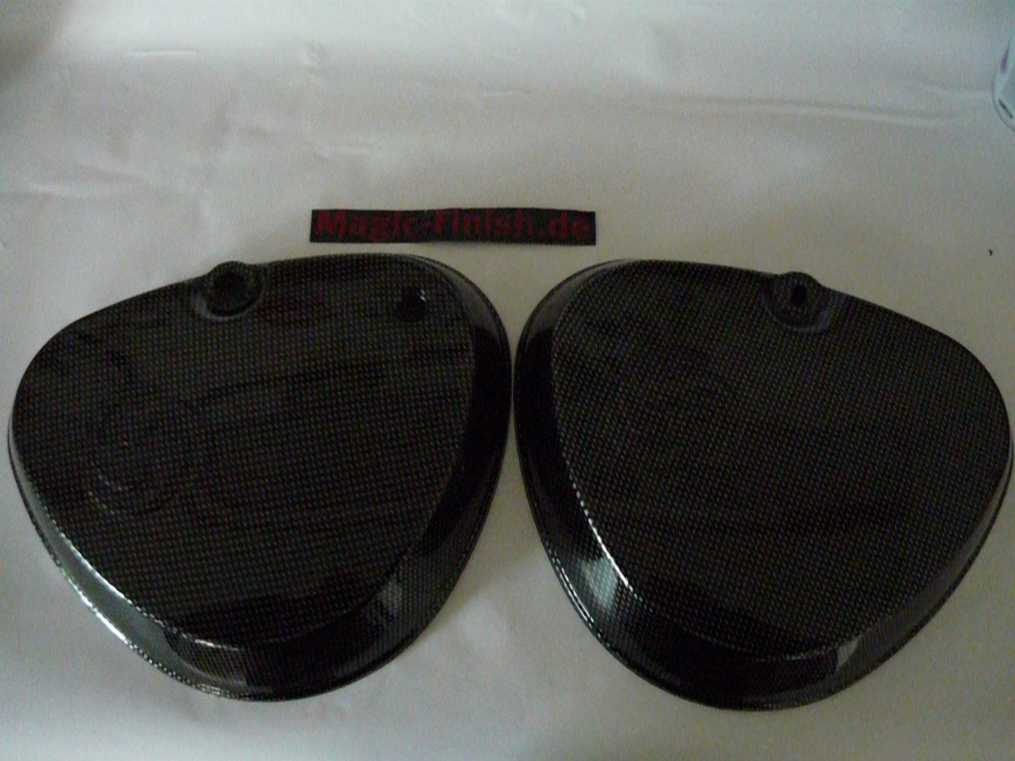 Simson Seitendeckel in Carbonoptik, Export Version ,eckig