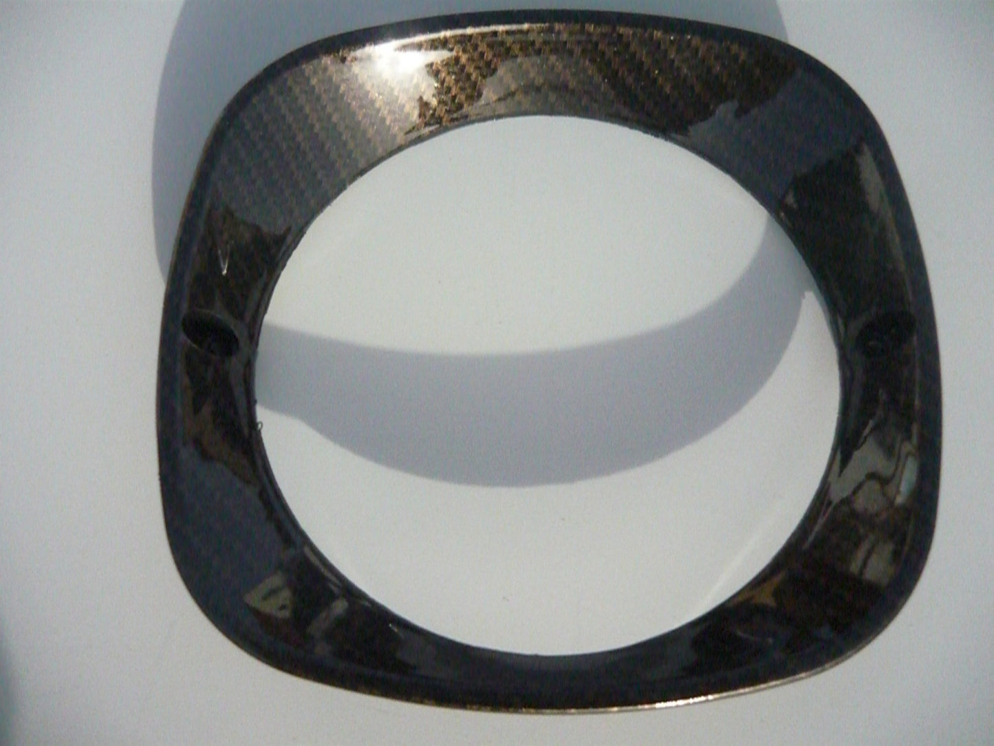 Simson Schwalbe Lampenring in Goldener Carbonoptik