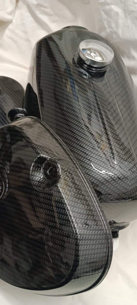 Simson Tanksett in Carbonoptik