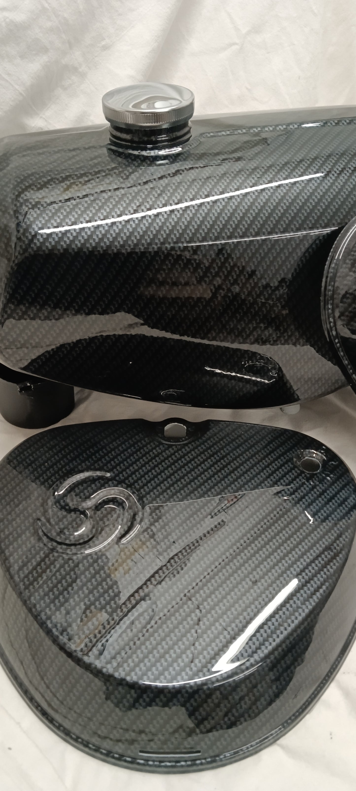 Simson Tanksett in Carbonoptik