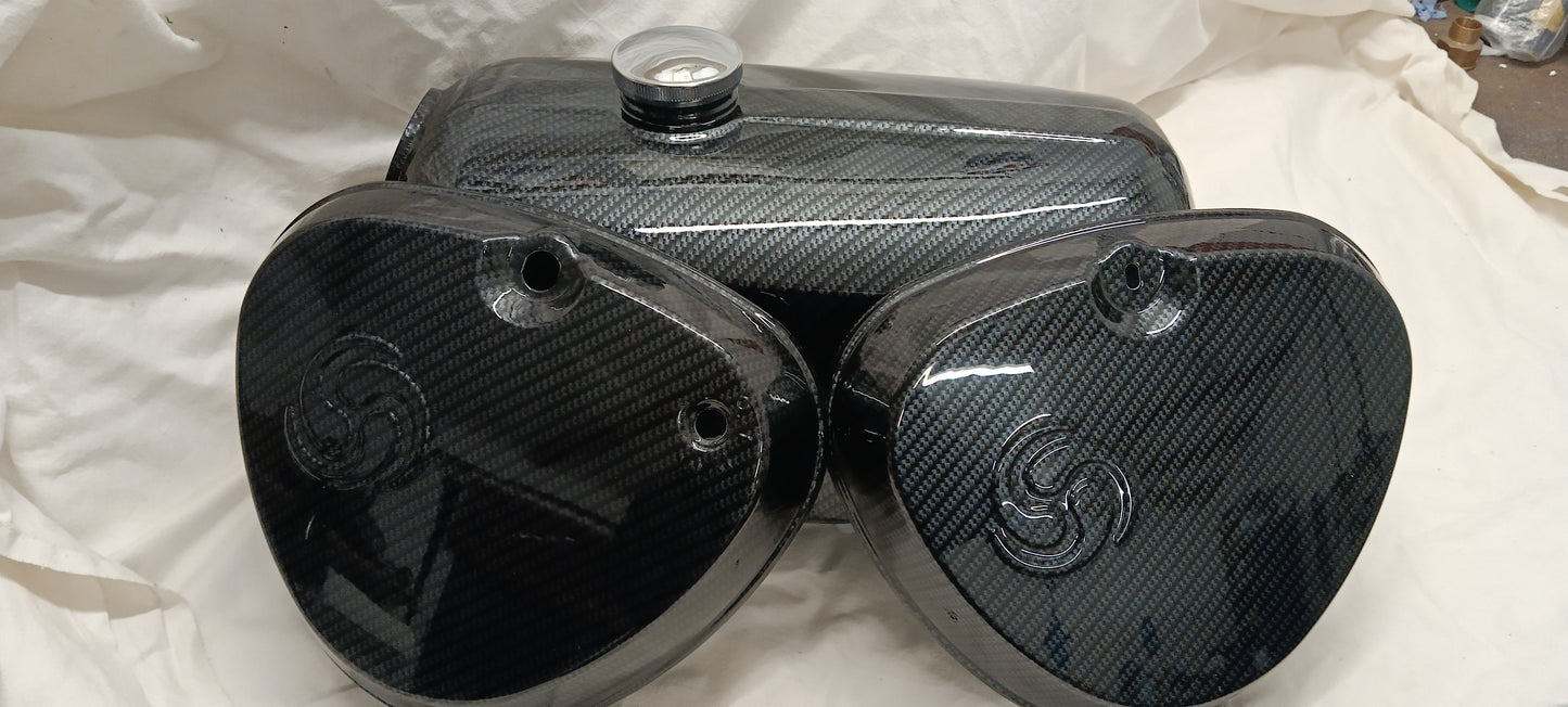 Simson Tanksett in Carbonoptik